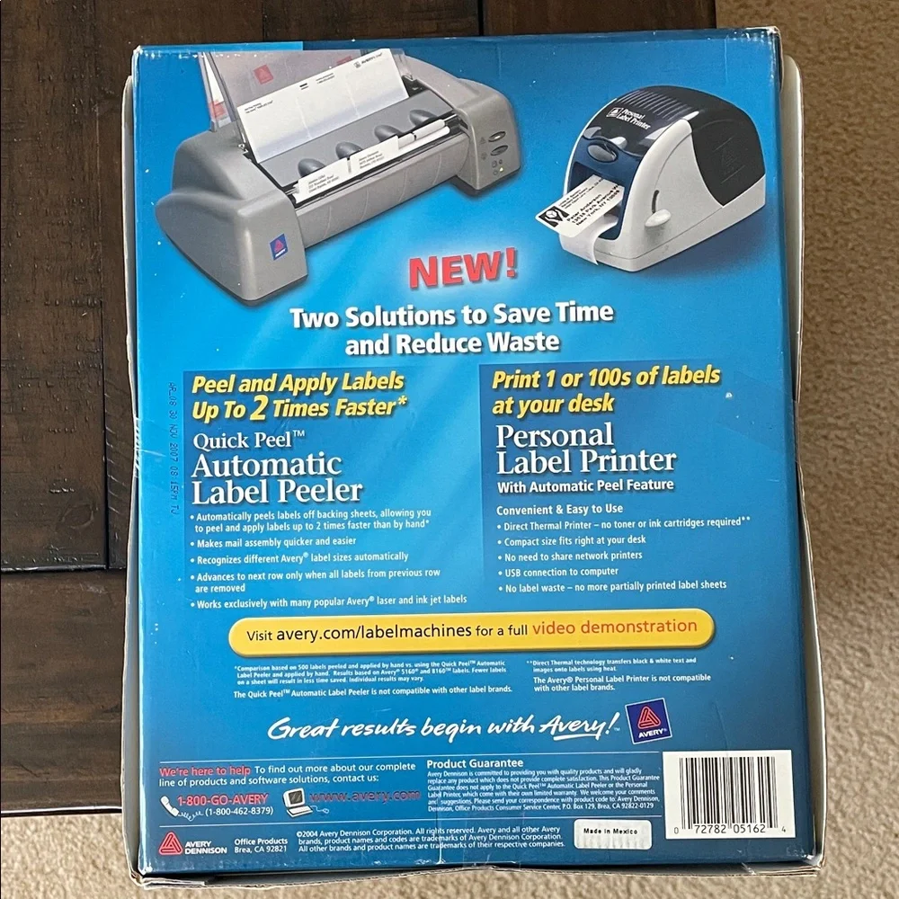 Avery Laser White Mailing Labels 5162